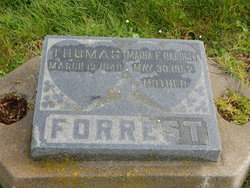Mary “Maria” <I>Forrest</I> Barrett 