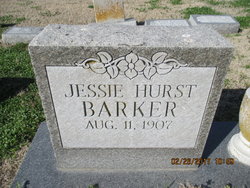 Jessie <I>Hurst</I> Barker 