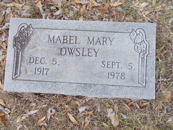 Mabel Mary Owsley 