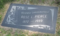 Rosa Lee “Rose” <I>Taplin</I> Pierce 