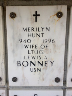 Merilyn <I>Hunt</I> Bonney 