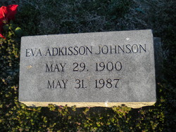 Eva <I>Adkisson</I> Johnson 