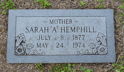 Sarah Alice <I>Schaeffer</I> Hemphill 