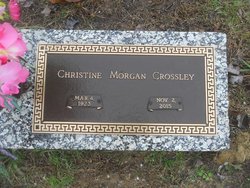 Christine <I>Leach</I> Morgan Crossley 
