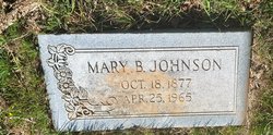 Mary Bell <I>Jacobs</I> Johnson 