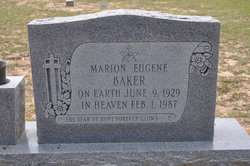Marion Eugene Baker 