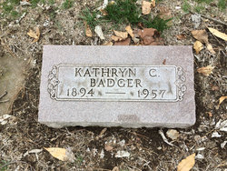 Kathryn C <I>Hoffman</I> Badger 