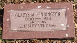 Gladys M Pennington 