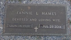 Fannie L. <I>Harbuck</I> Hames 