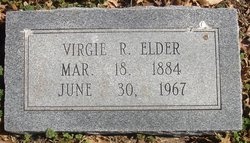 Virgie Rebecca <I>Byrd</I> Elder 