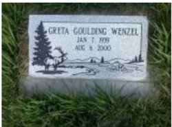 Greta <I>Goulding</I> Wenzel 