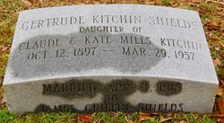 Gertrude Arrington <I>Kitchin</I> Shields 