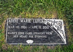 Addie Marie <I>Huie</I> Luper 