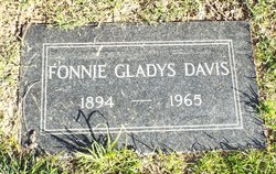 Fonnie Gladys <I>Burgess</I> Davis 
