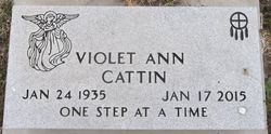 Violet Ann <I>Cheslic</I> Cattin 