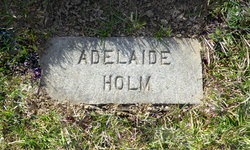 Adelaide Josephine <I>Westbrook</I> Holm 