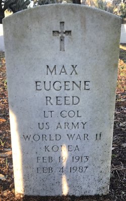 LTC Max Eugene Reed 