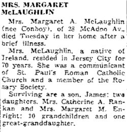 Margaret Agnes <I>Conboy</I> McLaughlin 
