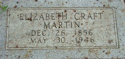 Sarah Elizabeth <I>Craft</I> Martin 