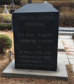 Joan Vida <I>Davidson</I> Underwood 