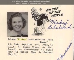 Arlene Eloise “Mickey” <I>Arbsland</I> Caswell 