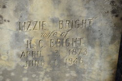 Elizabeth “Lizzie” <I>Collins</I> Bright 