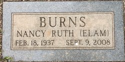 Nancy Ruth <I>Elam</I> Burns 