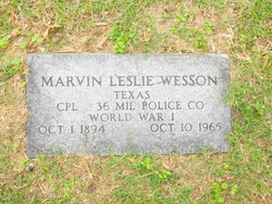 Marvin Leslie Wesson 