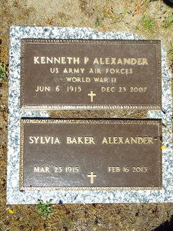 Sylvia <I>Baker</I> Alexander 