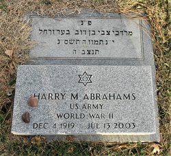 Harry M Abrahams 