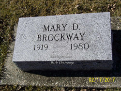 Mary Irene <I>Davy</I> Brockway 