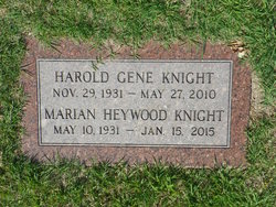Marian Ruth <I>Heywood</I> Knight 