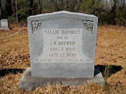 Sallie <I>Daniels</I> Brewer 