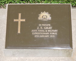 Private James Samuel Gray 