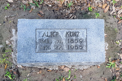 Alice <I>Meyer</I> Kunz 