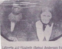 Elizabeth Malinda “Betsy” <I>Anderson</I> Fox 