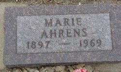 Marie <I>Timm</I> Ahrens 