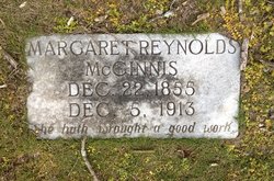 Margaret Susannah <I>Reynolds</I> McGinnis 