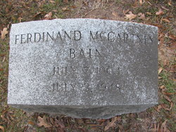 Ferdinand McCartney Bain 