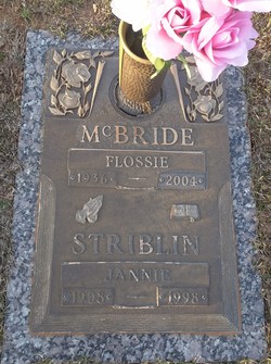 Flossie <I>Striblin</I> McBride 