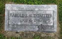 Harold E Altstaetter 