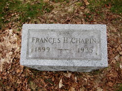 Frances Helen <I>Doan</I> Chapin 