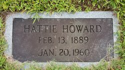 Hattie <I>Adcock</I> Howard 