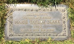 Marie <I>Taylor</I> Blake 