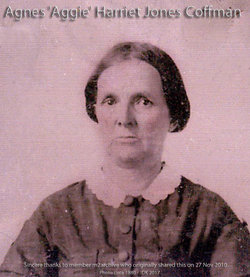 Agnes Harriet “Aggie” <I>Jones</I> Coffman 