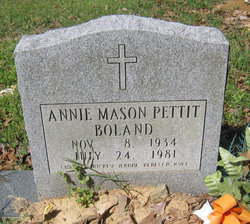 Anne <I>Mason</I> Boland 