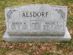 Maude L <I>Porter</I> Alsdorf 