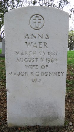 Anna <I>Waer</I> Bonney 