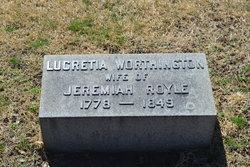 Lucretia <I>Worthington</I> Royle 