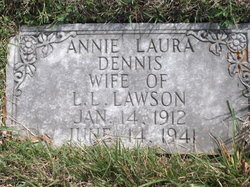 Annie Laura <I>Dennis</I> Lawson 